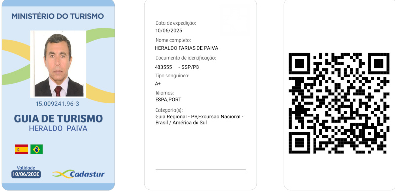 cracha virtual do Guia Heraldo Paiva