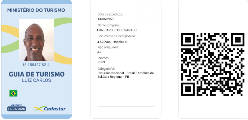 cracha do guia luiz carlos dos santos
