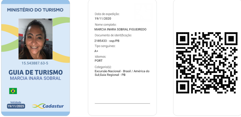 cracha da guia Marcia Inara