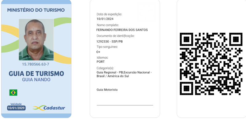 cracha do Guia Nando - Fernando F. dos Santos