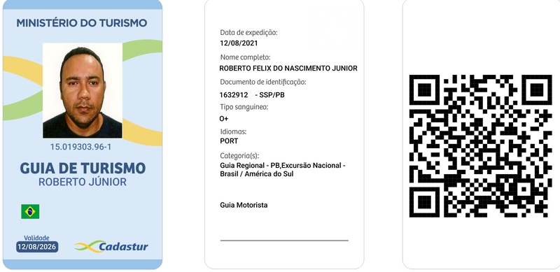 cracha do Guia Roberto Junior