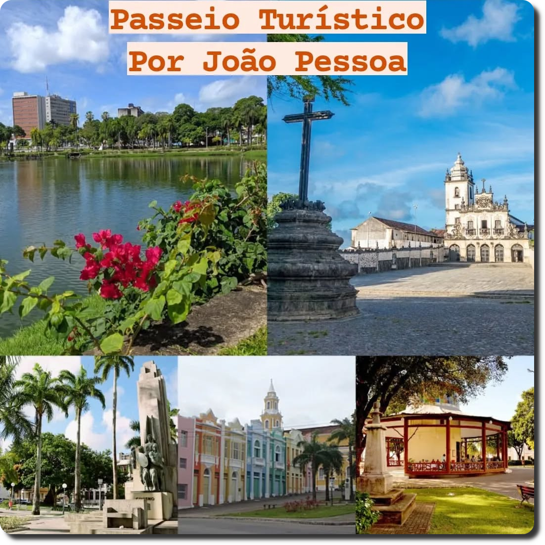 colagem de árias fotos de João Pessoa, Paraíba