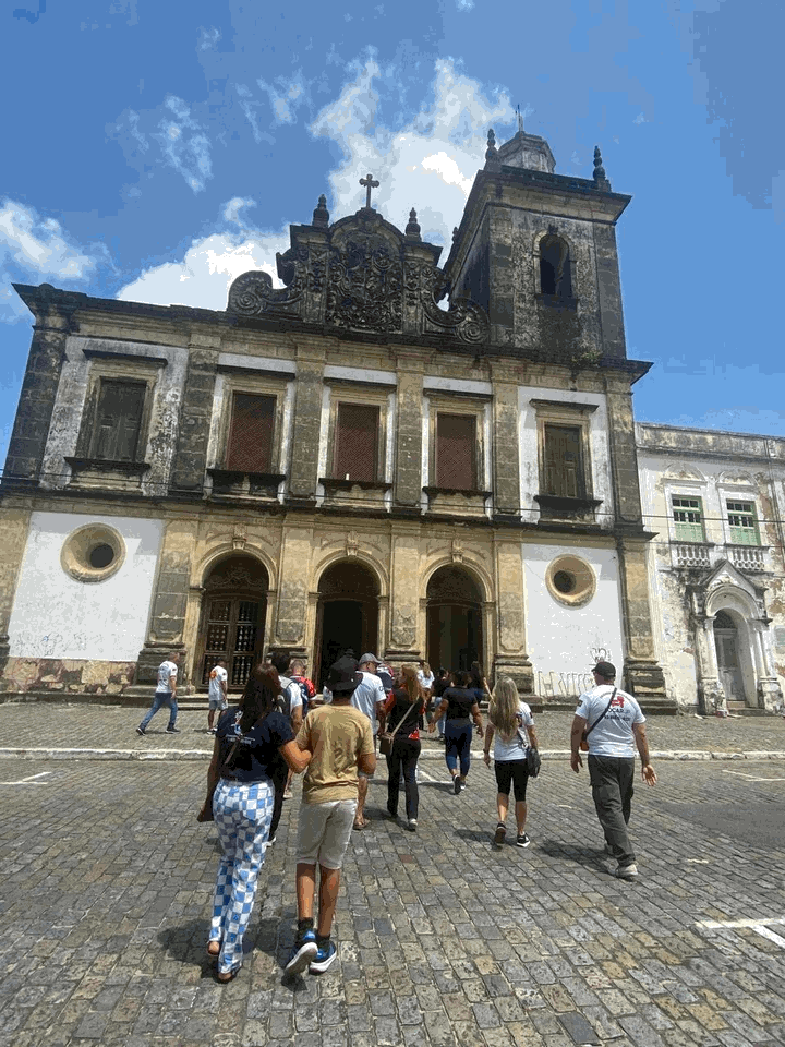 gif com fotos do city tour, do litoral norte e do por do sol